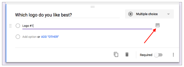 Add images to questions and answers in Google Forms